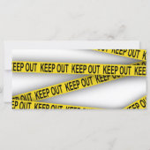 消保留は警察テー遠くにプ3dを横断しない (裏面)