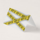 消保留は警察テー遠くにプ3dを横断しない (正面)