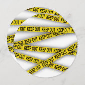 消保留は警察テー遠くにプ3dを横断しない (正面/裏面)