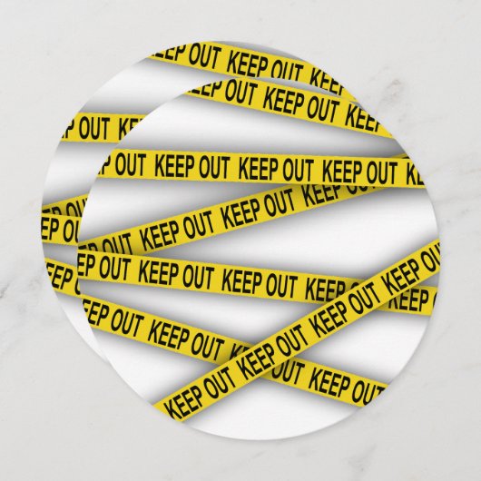 消保留は警察テー遠くにプ3dを横断しない (正面/裏面)