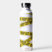 消保留は警察テー遠くにプ3dを横断しない ウォーターボトル (左面)