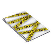 消保留は警察テー遠くにプ3dを横断しない ノートブック (右側)