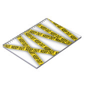 消保留は警察テー遠くにプ3dを横断しない ノートブック (左側)