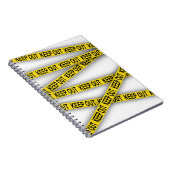 消保留は警察テー遠くにプ3dを横断しない ノートブック (右側)