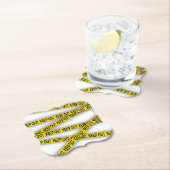 消保留は警察テー遠くにプ3dを横断しない ペーパーコースター (インサイチュ)