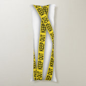 消保留は警察テー遠くにプ3dを横断しない ボディピロー (正面縦)