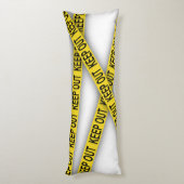 消保留は警察テー遠くにプ3dを横断しない ボディピロー (裏面 (縦))