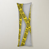 消保留は警察テー遠くにプ3dを横断しない ボディピロー (裏面 (縦))