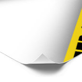 消保留は警察テー遠くにプ3dを横断しない ポスター (コーナー)