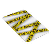 消保留は警察テー遠くにプ3dを横断しない マグネット (右側)