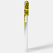 消保留は警察テー遠くにプ3dを横断しない Case-Mate iPhoneケース (裏面 / 右)