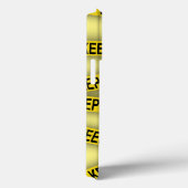 消保留は警察テー遠くにプ3dを横断しない Case-Mate iPhoneケース (裏面 / 右)