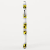 消保留は警察テー遠くにプ3dを横断しない Case-Mate iPhoneケース (裏面/右)