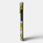 消保留は警察テー遠くにプ3dを横断しない Case-Mate iPhoneケース (裏面 / 左)