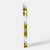 消保留は警察テー遠くにプ3dを横断しない Case-Mate iPhoneケース (裏面 / 左)