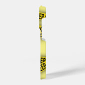 消保留は警察テー遠くにプ3dを横断しない iPhoneケース (左側面)