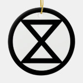 消光記号 セラミックオーナメント (正面)