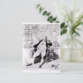 消化の恐怖に苛まれる voluptuary ポストカード (スタンド正面)