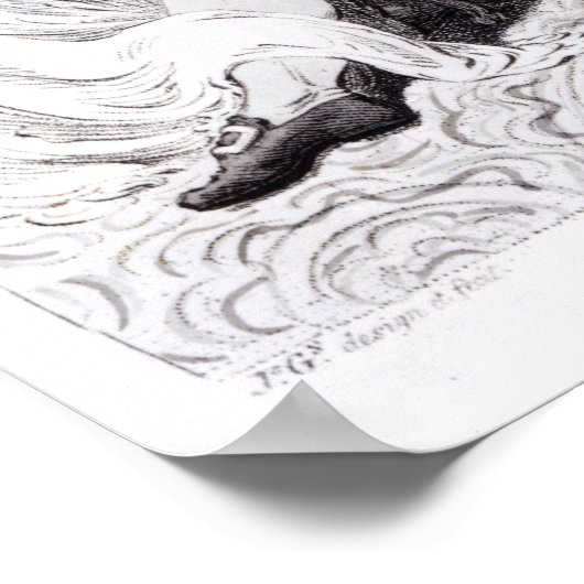 消化の恐怖の下の酒類 ポスター (角)