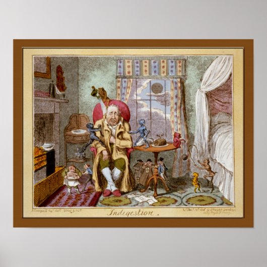 消化不良ポスター ポスター (正面)