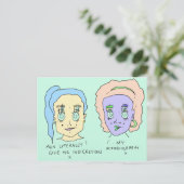 消化不良 | ポストカード印刷 | #耳に入った ポストカード (スタンド正面)