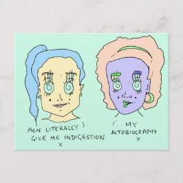 消化不良 | ポストカード印刷 | #耳に入った ポストカード