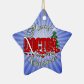 消化器医のクリスマス セラミックオーナメント (右)