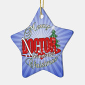 消化器医のクリスマス セラミックオーナメント (左)