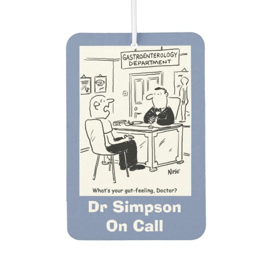 消化器学の漫画 カーエアーフレッシュナー (正面)