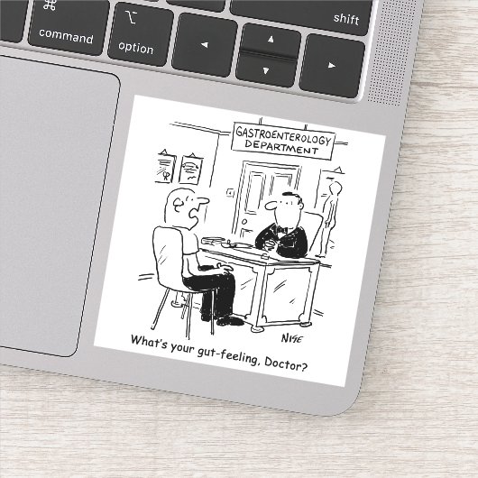 消化器科の手術中の漫画患者 シール (詳細)