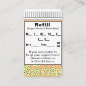 消化器科アポイントメント注意喚起 名刺 (裏面)