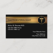 消化器科医の名刺 名刺 (正面)