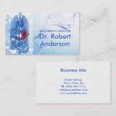 消化器科医の登録栄養士の腸の健康 名刺 (正面/裏面)