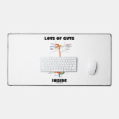 消化器系のユーモアの中の多くの根性 デスクマット (キーボード&マウス)