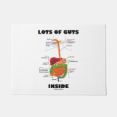 消化器系のユーモアの中の多くの根性 ドアマット (正面)
