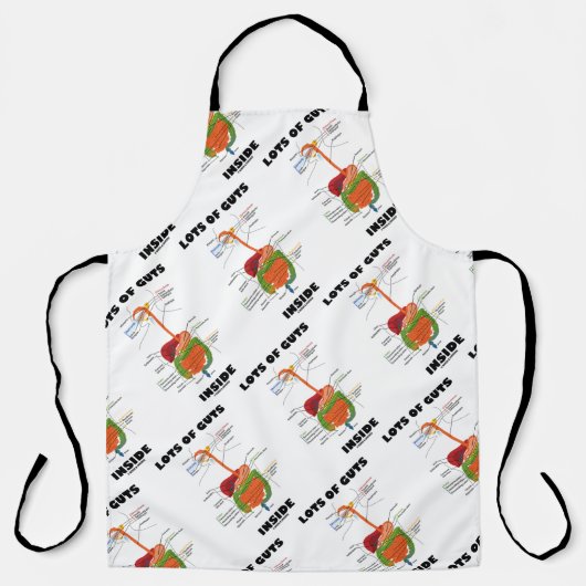 消化器系の中の多くの内臓 エプロン (正面)