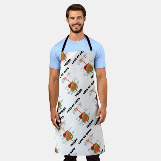 消化器系の中の多くの内臓 エプロン (着用した状態)