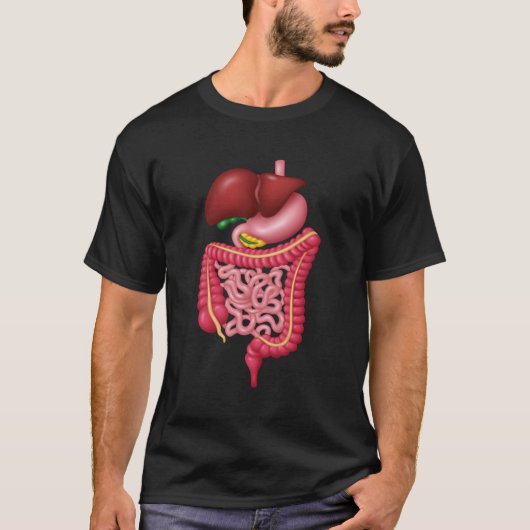 消化器系内視鏡検査技術ナース胃腸炎 Tシャツ (正面)
