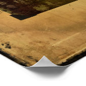 消印されたパリポスター ポスター (角)