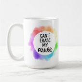 消去できないプライド コーヒーマグカップ (左)