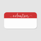 消去ボランティアのスクリプトをカスタマイズ再利用可能 名札 (正面)