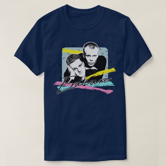 消去レトロ80sファンアートデザイン tシャツ (デザイン正面)