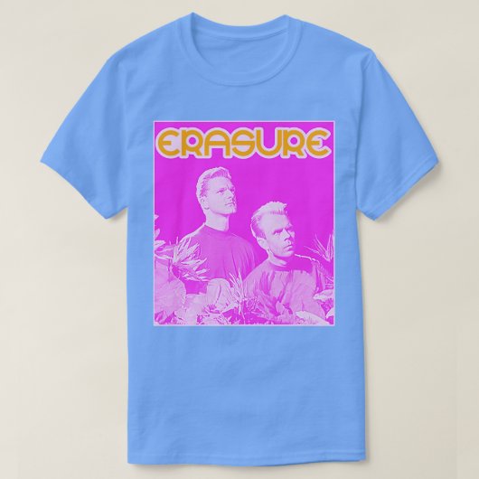 消去80sレトロSyntpop FanArt Tシャツ (デザイン正面)