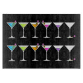 消失のマルティーニのガラスまな板 カッティングボード (正面)