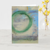 消失の型枠 カード (黄色い花)