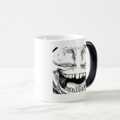 消失の微笑のトロールの顔のコーヒーカップのマグ モーフィングマグカップ (正面右)