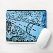 消失点スケッチ2 マウスパッド (マウス)