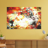 消散する キャンバスプリント (インサイチュ (リビング))