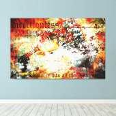 消散する キャンバスプリント (インサイチュ (ウッドフロア))