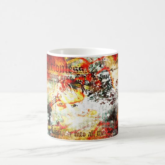 消散する コーヒーマグカップ (中央)